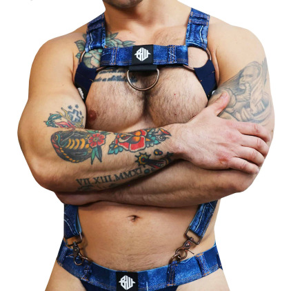 Breedwell Loaded Denim Harness - Dark Indigo