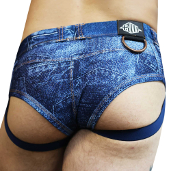 Breedwell Loaded Denim Briefs - Dark Indigo
