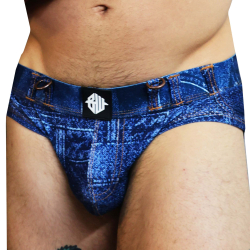 Breedwell Loaded Denim Briefs - Dark Indigo