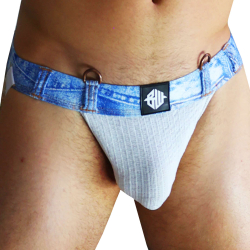 Jock Strap Loaded Denim Blanc Breedwell