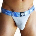 Breedwell Loaded Denim Jock - White