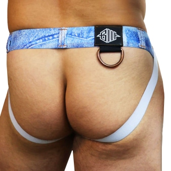 Jock Strap Loaded Denim Blanc Breedwell