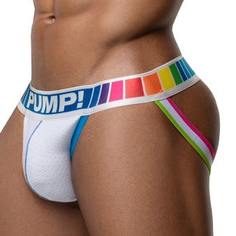 Jock Strap Spectrum Blanc Pump!