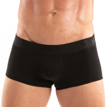 Boxer Court Access Coton Noir TOF Paris