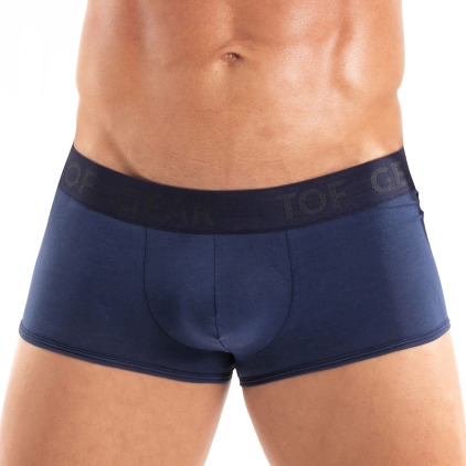 Boxer Court Access Coton Bleu Marine TOF Paris