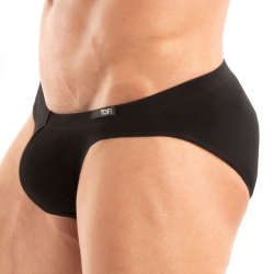 Slip Bikini Access Coton Noir TOF Paris