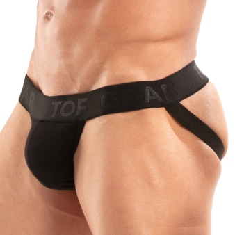 Jock Strap Access Coton Noir TOF Paris