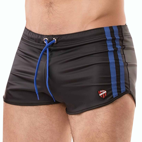 Barcode Byron Shorts - Black - Blue