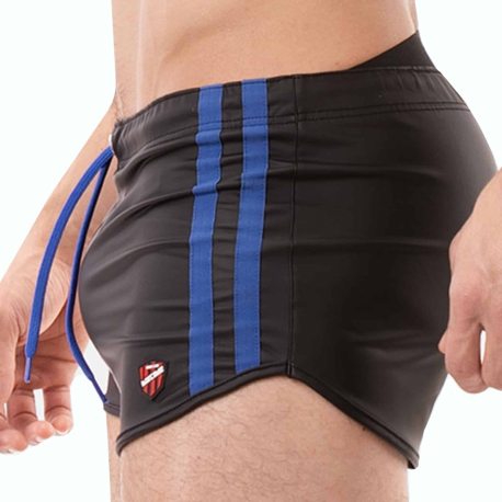 Barcode Byron Shorts - Black - Blue