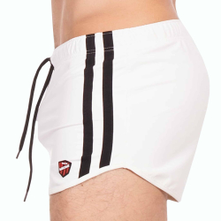 Short Byron Blanc - Noir Barcode