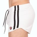 Barcode Short Byron Blanc - Noir