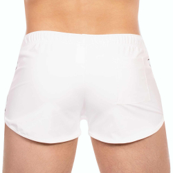Short Byron Blanc - Noir Barcode