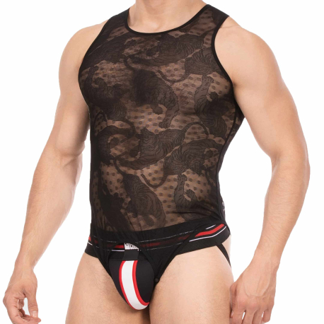 Barcode Enver Lace Bodysuit - Black