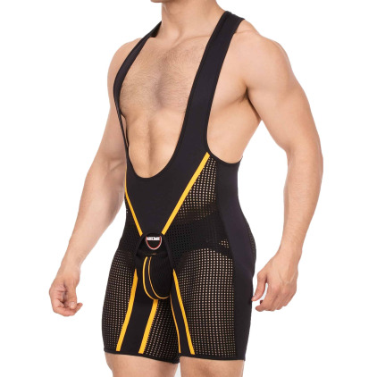 Body Chaps Krish Noir - Jaune Barcode
