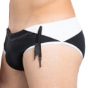 YEAH! Dynamite Swim Briefs - Black - White