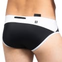 YEAH! Dynamite Swim Briefs - Black - White