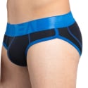 YEAH! Track Briefs - Black - Blue