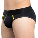 YEAH! Pure Briefs - Black - Yellow