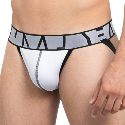 Jock Strap N4ked Blanc YEAH!