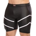 Barcode Short Biker Nuru Noir - Blanc