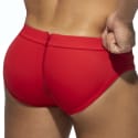 AD Fetish Allover Zip Swim Briefs - Red