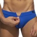 AD Fetish Slip de Bain Allover Zip Bleu Roi