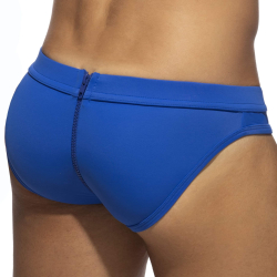 Slip de Bain Allover Zip Bleu Roi AD Fetish
