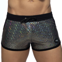 AD Fetish Kango Glitter Shorts - Silver