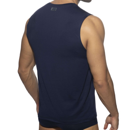 Débardeur Veloz Dry Bleu Marine Addicted