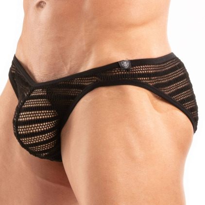 Slip Bikini Mykonos Noir TOF Paris
