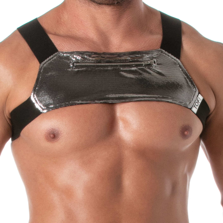 TOF Paris Fiesta Zip Pocket Harness - Silver