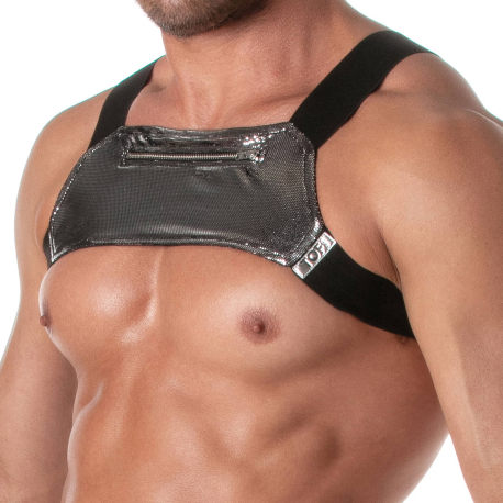 TOF Paris Fiesta Zip Pocket Harness - Silver