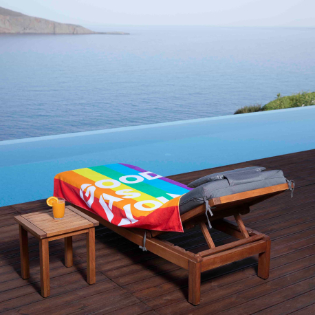 SKU Good As You Beach Towel - Rainbow