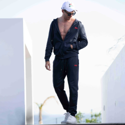 Pantalon Sport Coton Bleu Marine SKU