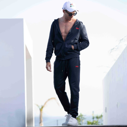 Pantalon Sport Coton Bleu Marine SKU