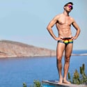 SKU Swim Trunks - Rainbow
