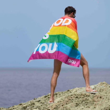Drapeau Good As You Arc-en-Ciel SKU