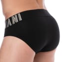 Emporio Armani Slip Megalogo Coton Noir
