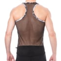 Andrew Christian Summer Mesh Tank Top - Black