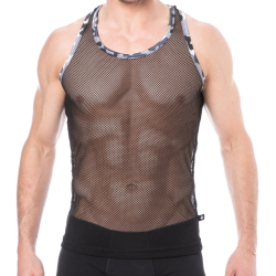 Débardeur Summer Mesh Noir Andrew Christian