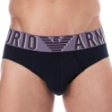 Emporio Armani Megalogo Cotton Briefs - Navy