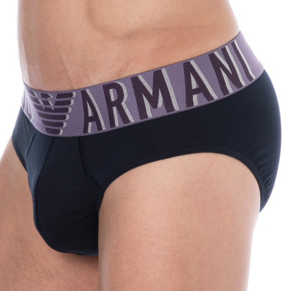 Slip Megalogo Coton Marine Emporio Armani