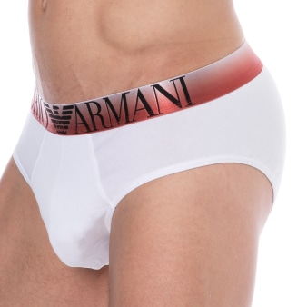 Emporio Armani Superfine Cotton Briefs - White