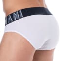 Emporio Armani Slip Megalogo Coton  Blanc