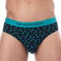 Emporio Armani Pure Cotton Briefs  - Navy - Logo