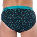 Emporio Armani Pure Cotton Briefs  - Navy - Logo