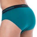 Emporio Armani Slip Pure Cotton Bleu Paon