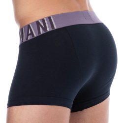 Boxer Megalogo Coton Marine Emporio Armani