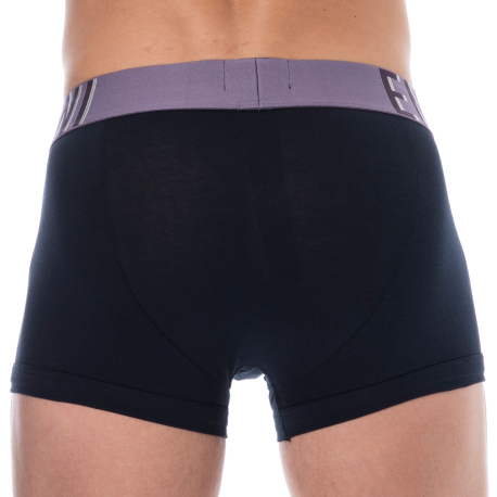 Emporio Armani Megalogo Cotton Boxer Briefs - Navy
