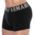 Emporio Armani Megalogo Cotton Boxer Briefs - Black
